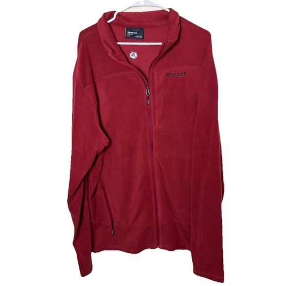 Marmot Other - Marmot Psgah Fleece Jacket Burgundy‎ Size XXL Excellent Condition